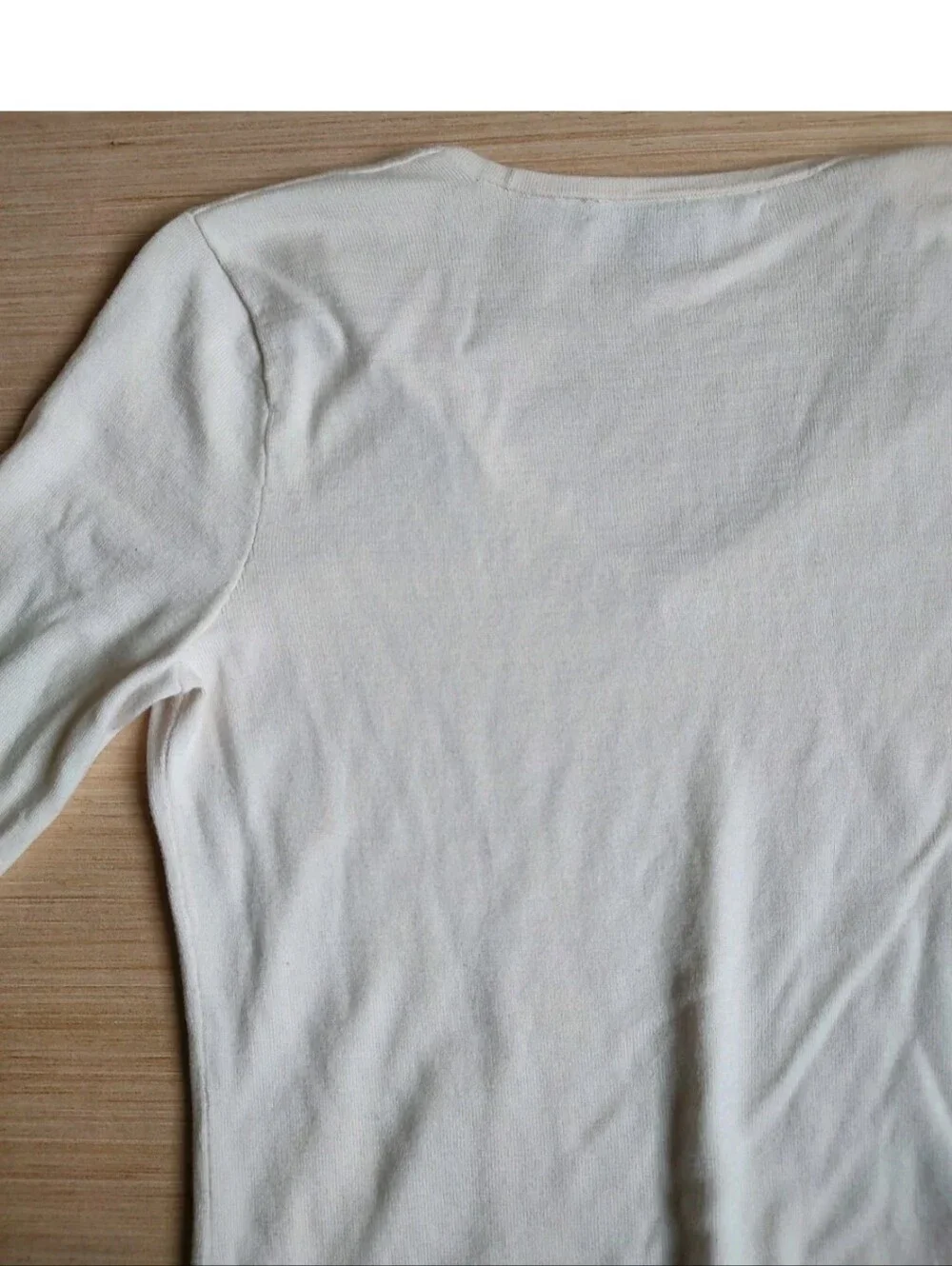 Ralph Lauren Knit Beige Cream Pullover Sweater Pima Cotton Embroidered Logo M